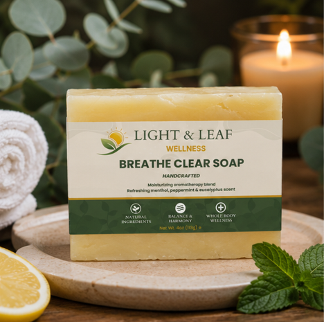 Breathe Clear Soap | Refreshing Aromatherapy Bar