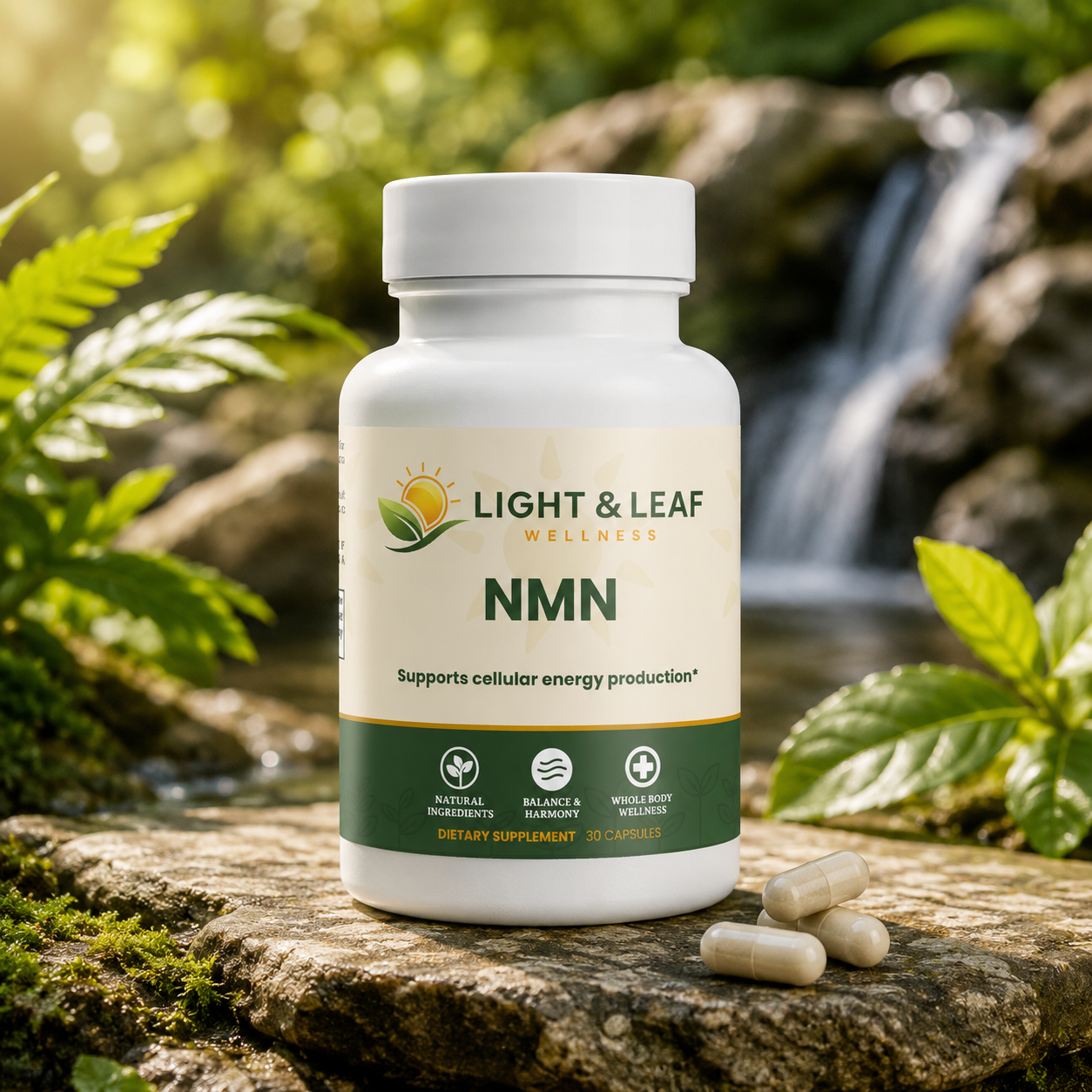 NMN (Nicotinamide Mononucleotide) Capsules | Cellular Energy & Healthy Aging