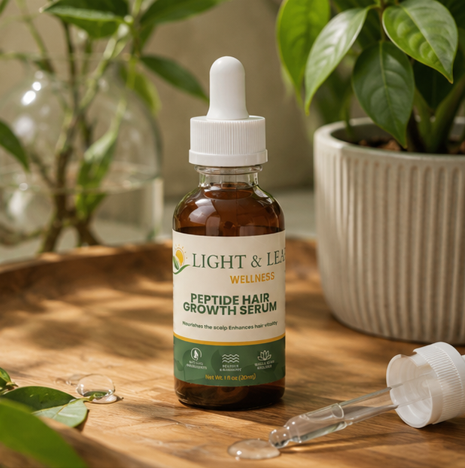 Peptide Hair Growth Serum | Scalp Nourishment & Hair Vitality
