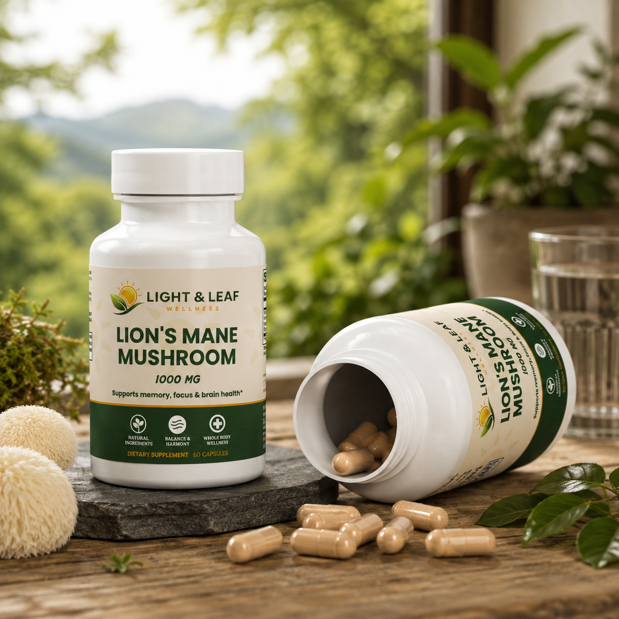 Lion's Mane Mushroom Capsules | Cognitive Support Formula