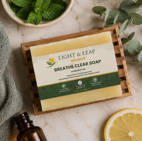 Breathe Clear Soap | Refreshing Aromatherapy Bar