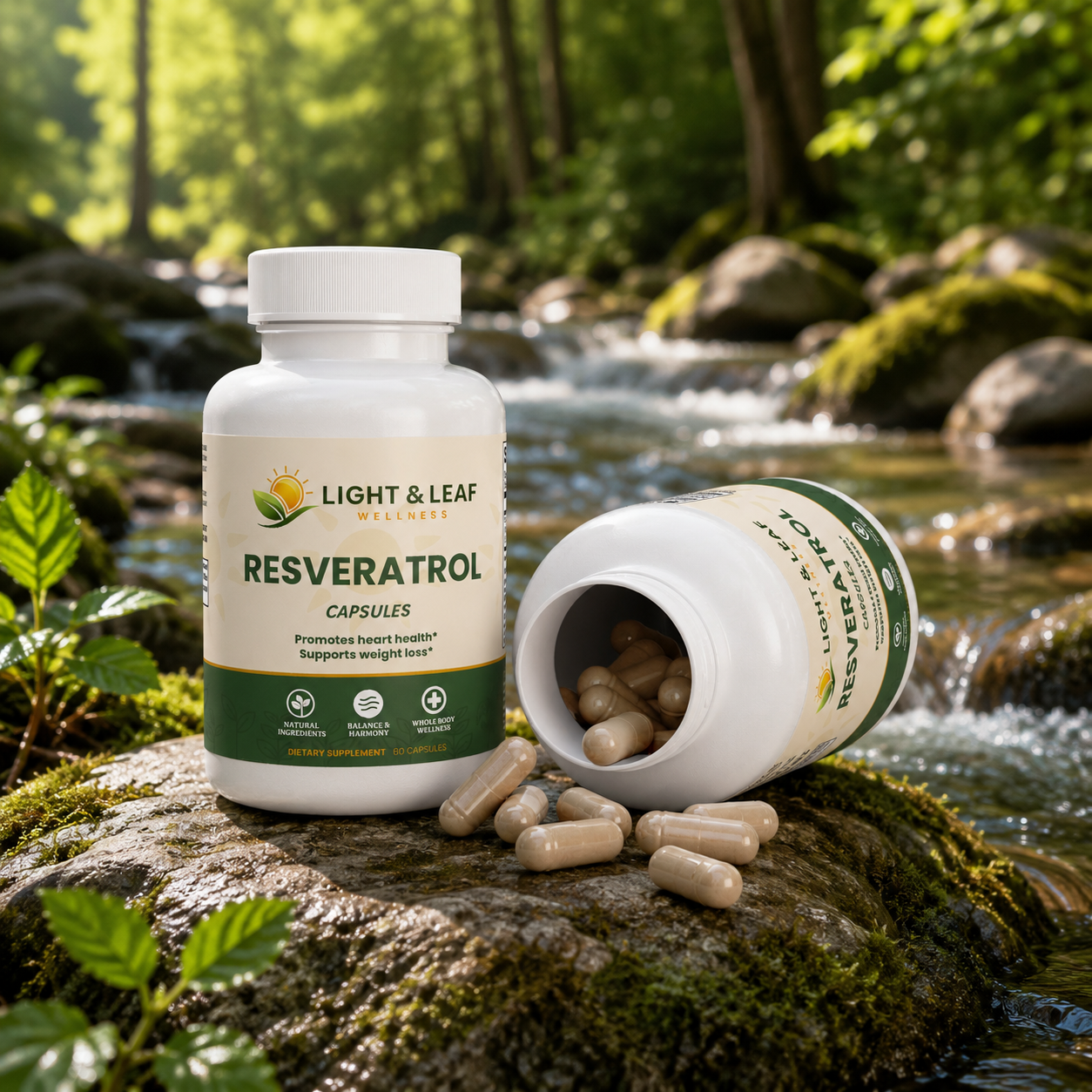 Resveratrol Antioxidant Capsules | Healthy Aging & Cellular Wellness