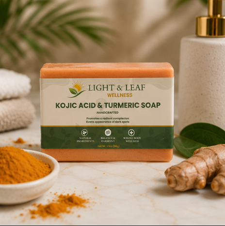 Kojic Acid & Turmeric Soap | Brightening Daily Cleanser