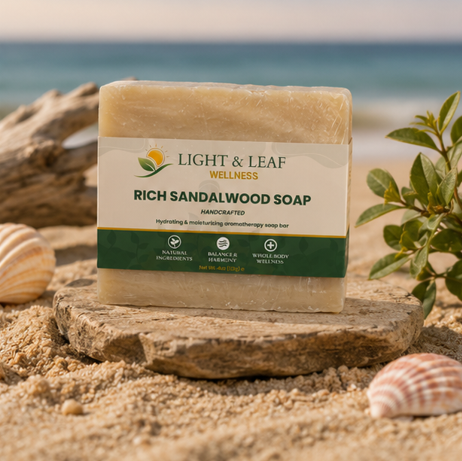 Rich Sandalwood Soap | Grounding Aromatherapy Bar