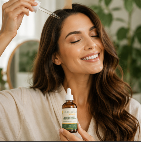 Peptide Hair Growth Serum | Scalp Nourishment & Hair Vitality