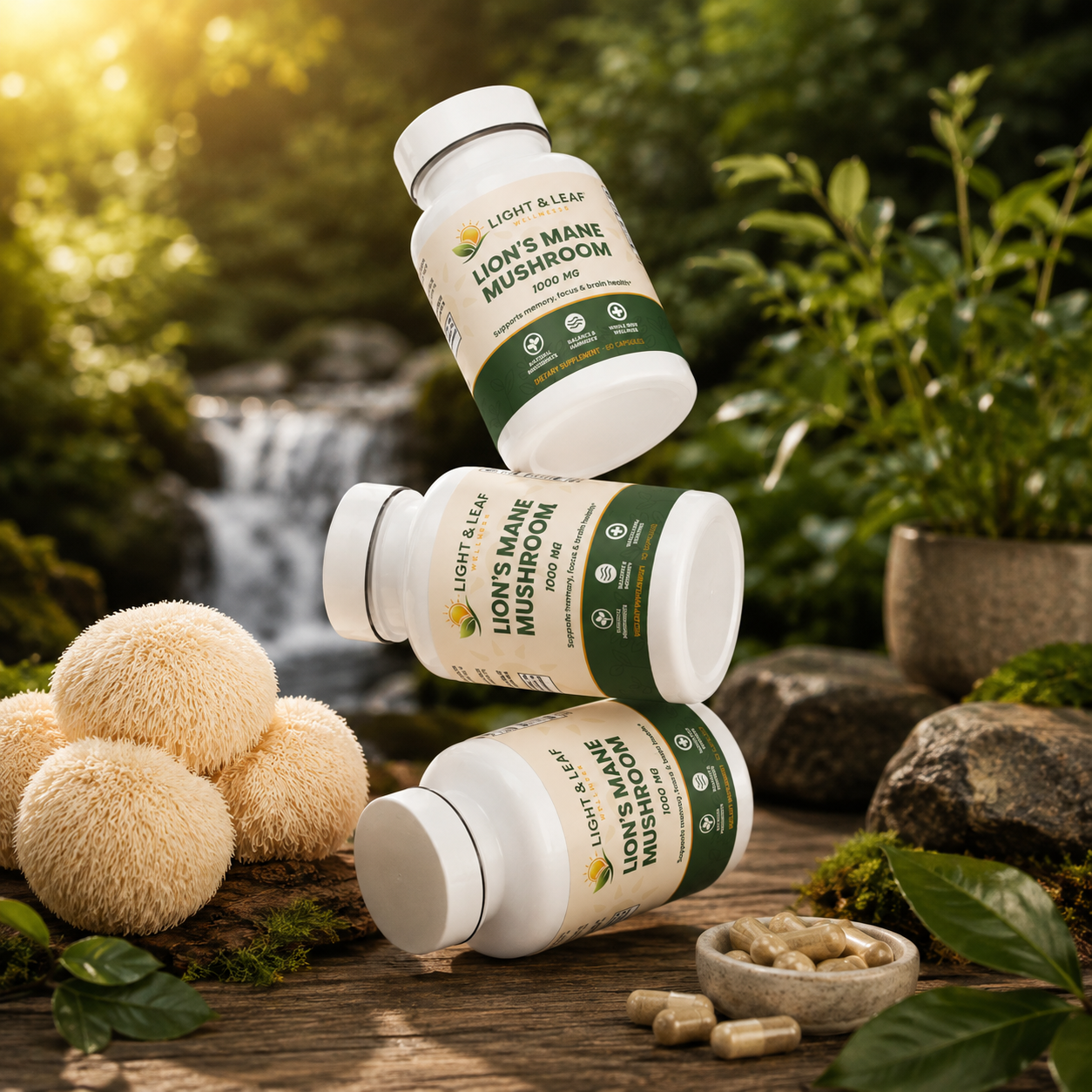 Lion's Mane Mushroom Capsules | Cognitive Support Formula
