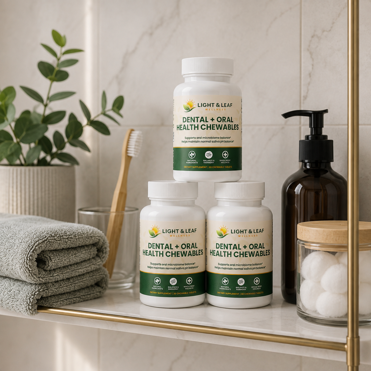 Dental + Oral Health Chewables | Healthy Gums & Fresh Breath