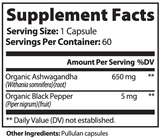 Ashwagandha Stress Support Capsules
