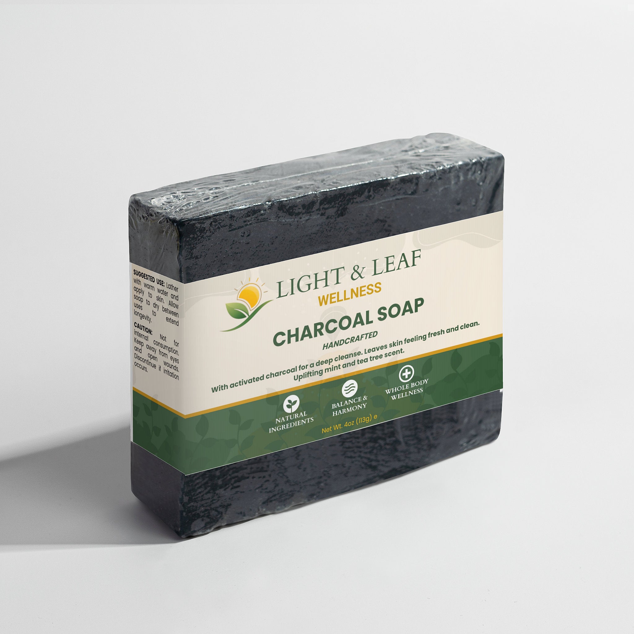 Charcoal Soap | Deep Cleansing Daily Bar