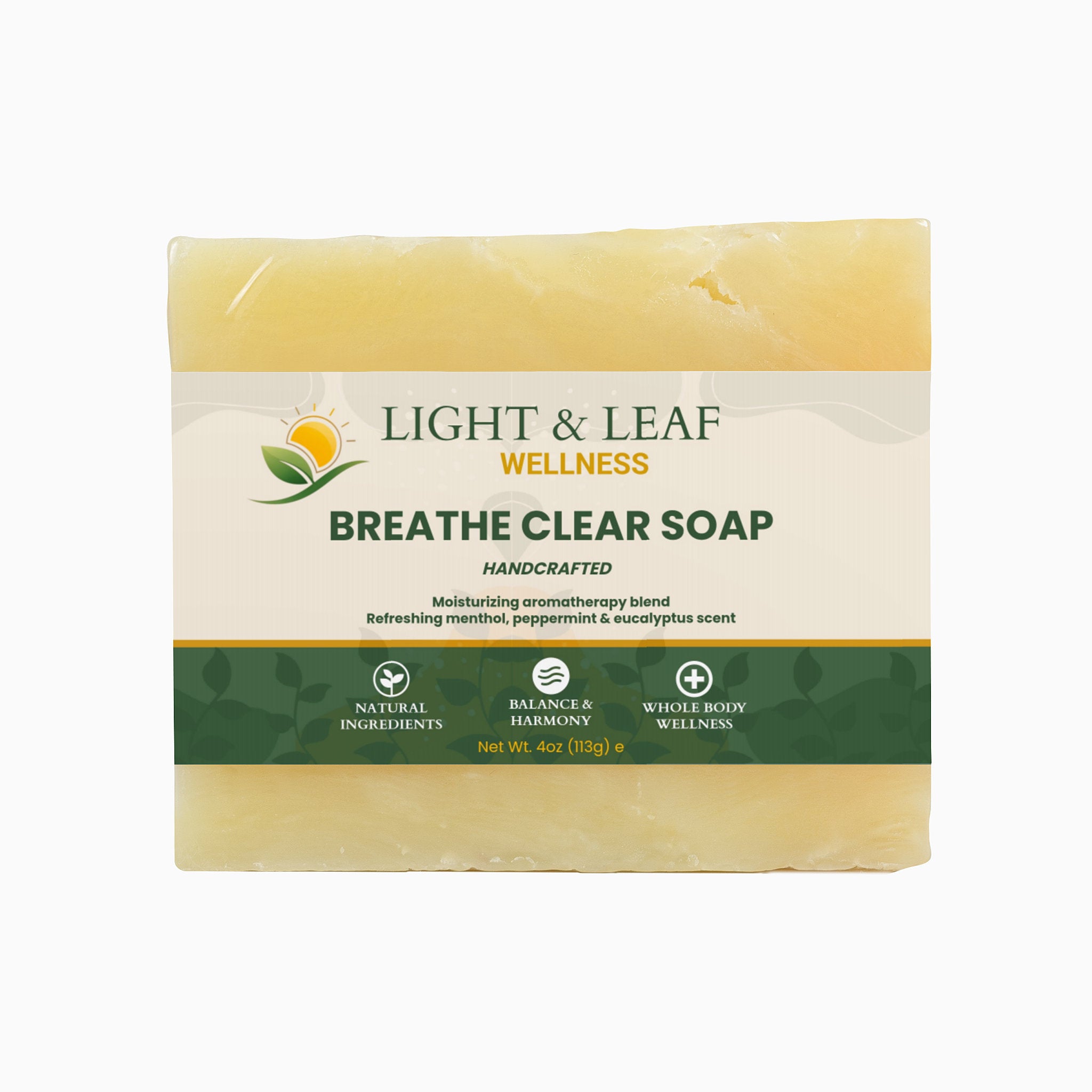 Breathe Clear Soap | Refreshing Aromatherapy Bar