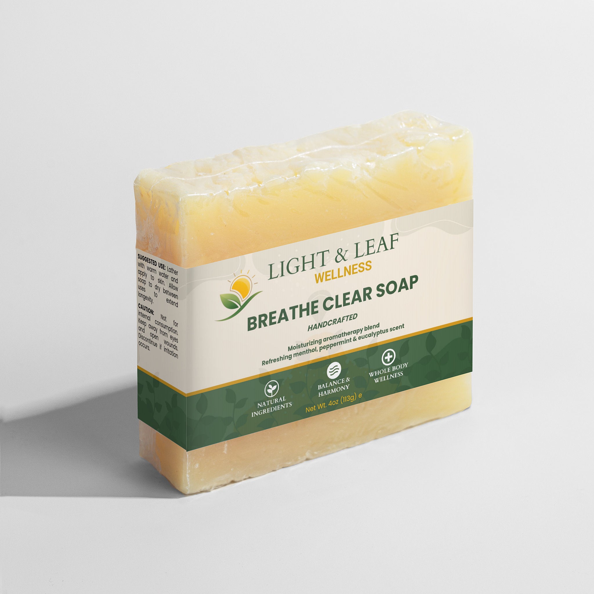 Breathe Clear Soap | Refreshing Aromatherapy Bar