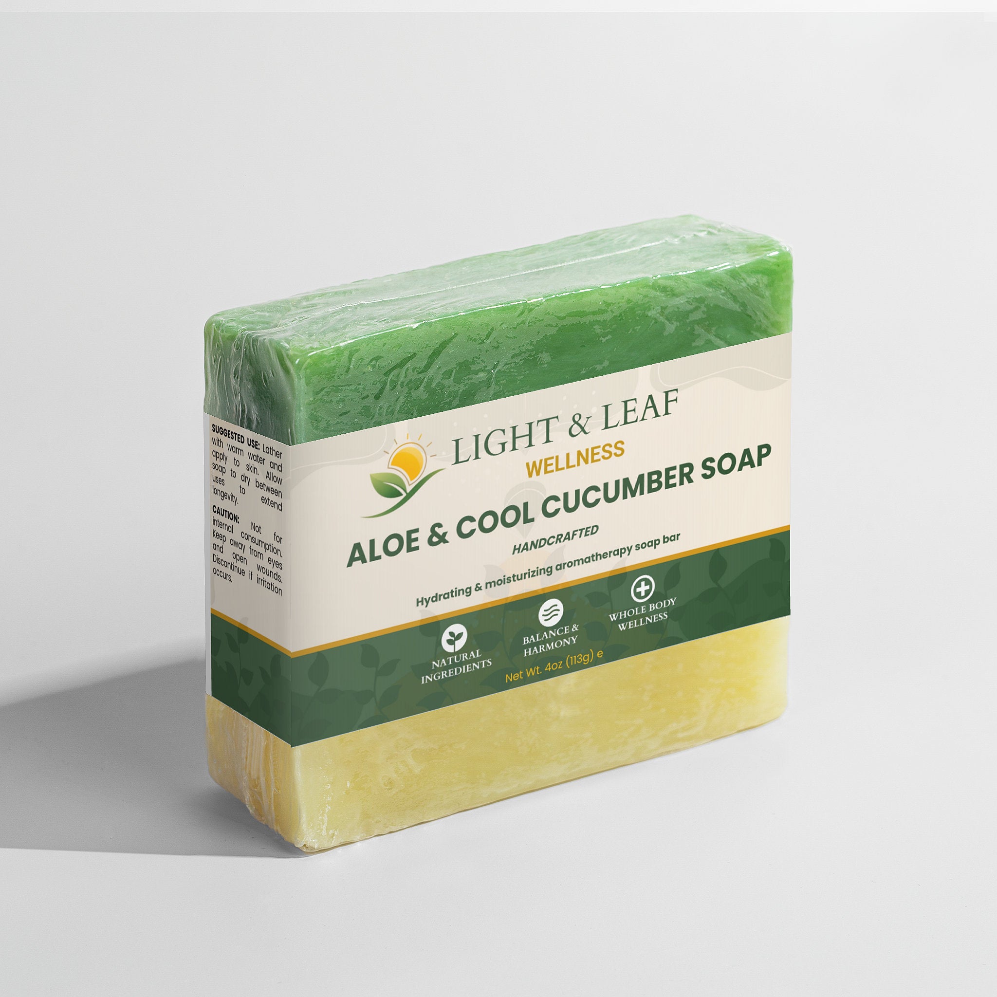 Aloe & Cool Cucumber Soap | Refreshing Hydration Bar