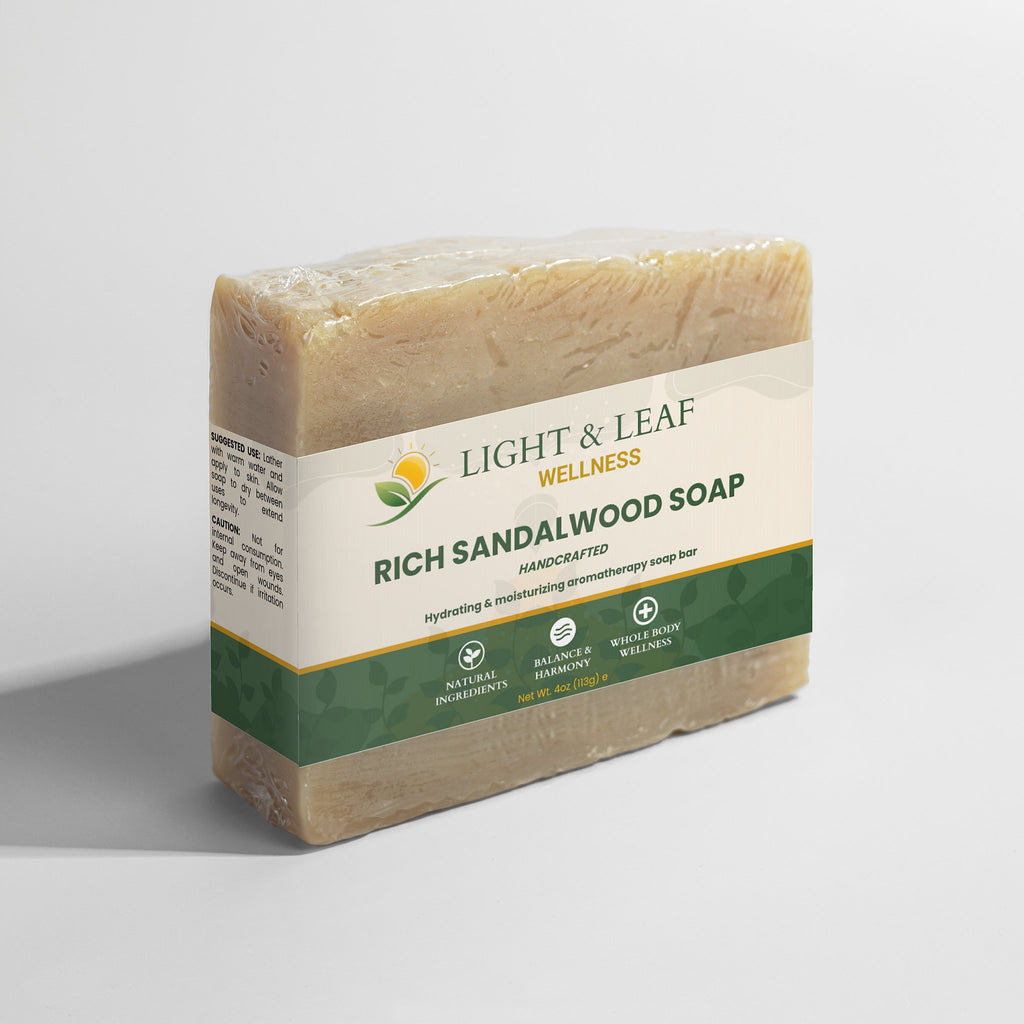 Rich Sandalwood Soap | Grounding Aromatherapy Bar