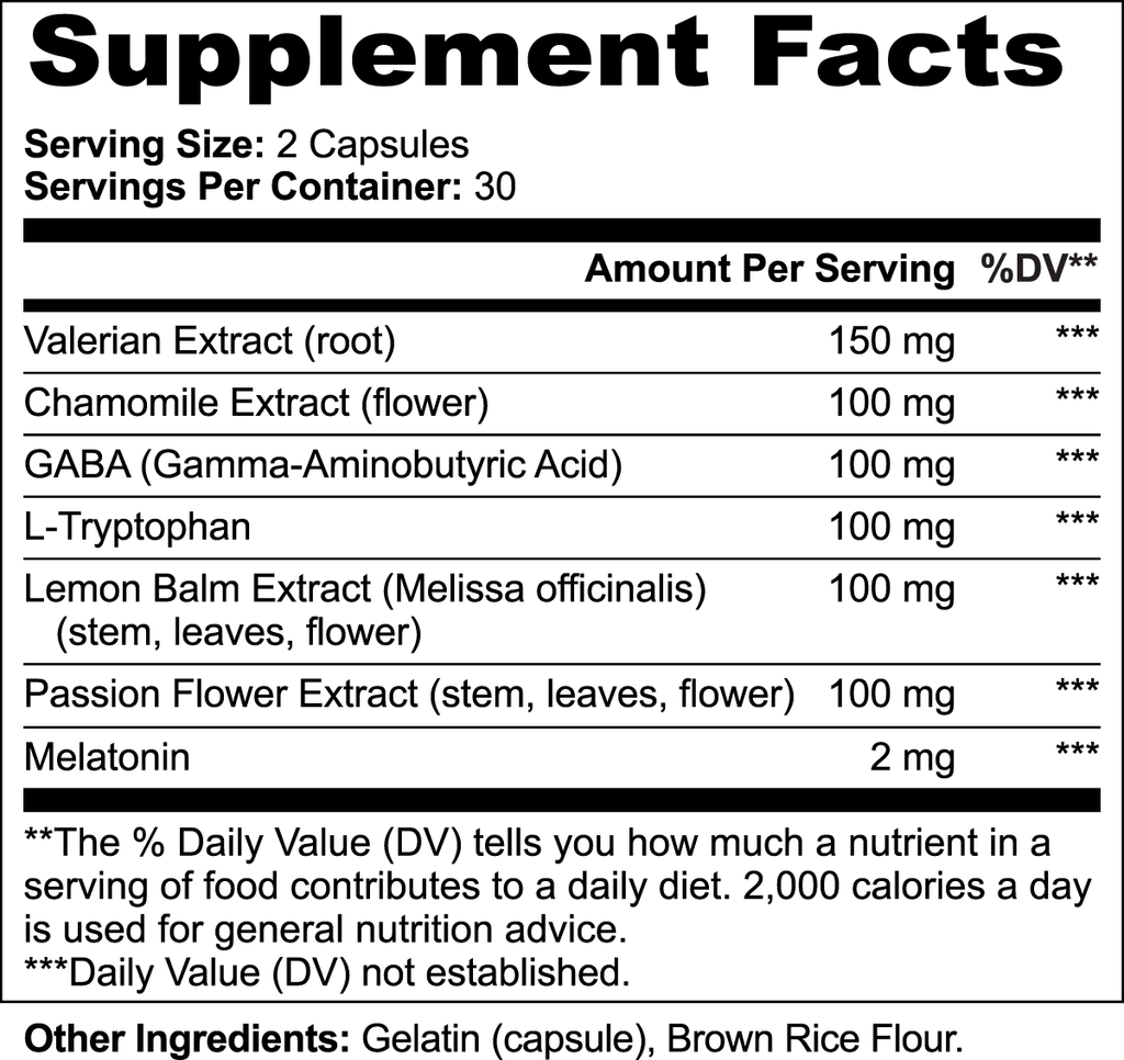 Sleep Formula | Restful Sleep & Relaxation Support