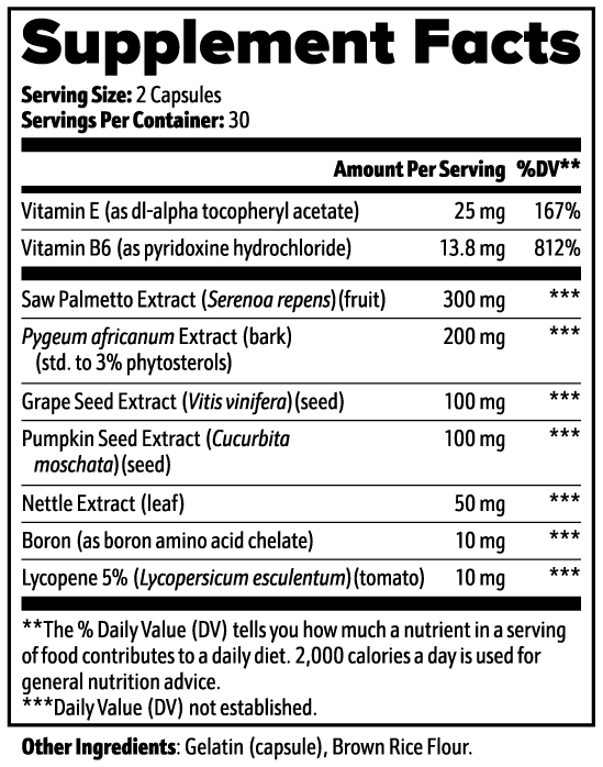 Prostate Support | Men's Urinary & Prostate Health