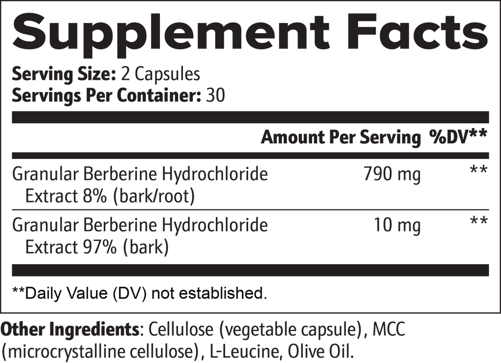 Berberine Metabolic Support Capsules