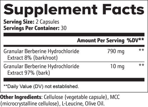 Berberine Metabolic Support Capsules | Metabolic Health & Glucose Support